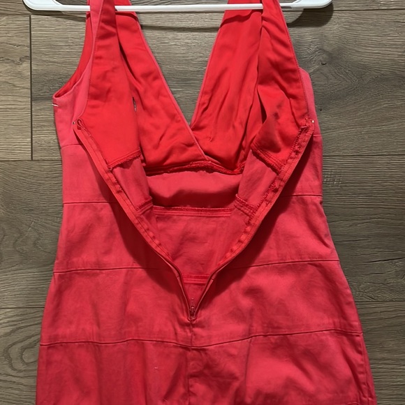 B. Smart Sleeveless Paneled Girl's Jr. Dress, Size 9 in coral color - Picture 5 of 8